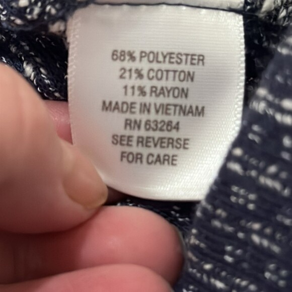 Sunday Cowl Neck Poncho Top Knit Pullover Oversized Small Beachy Cape Layer Blue - Picture 8 of 11